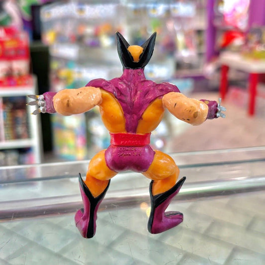 X - men: Wolverine PVC Rubber Figure (Marvel, Comics Spain, 1990) - PopCultGang
