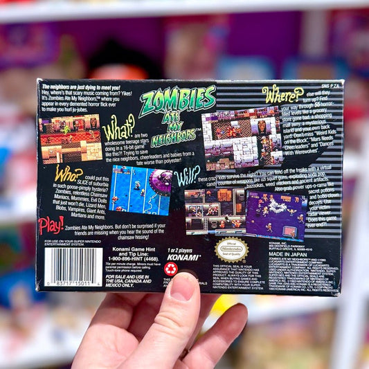 Zombies Ate My Neighbors (CIB, NTSC, SNES) - PopCultGang