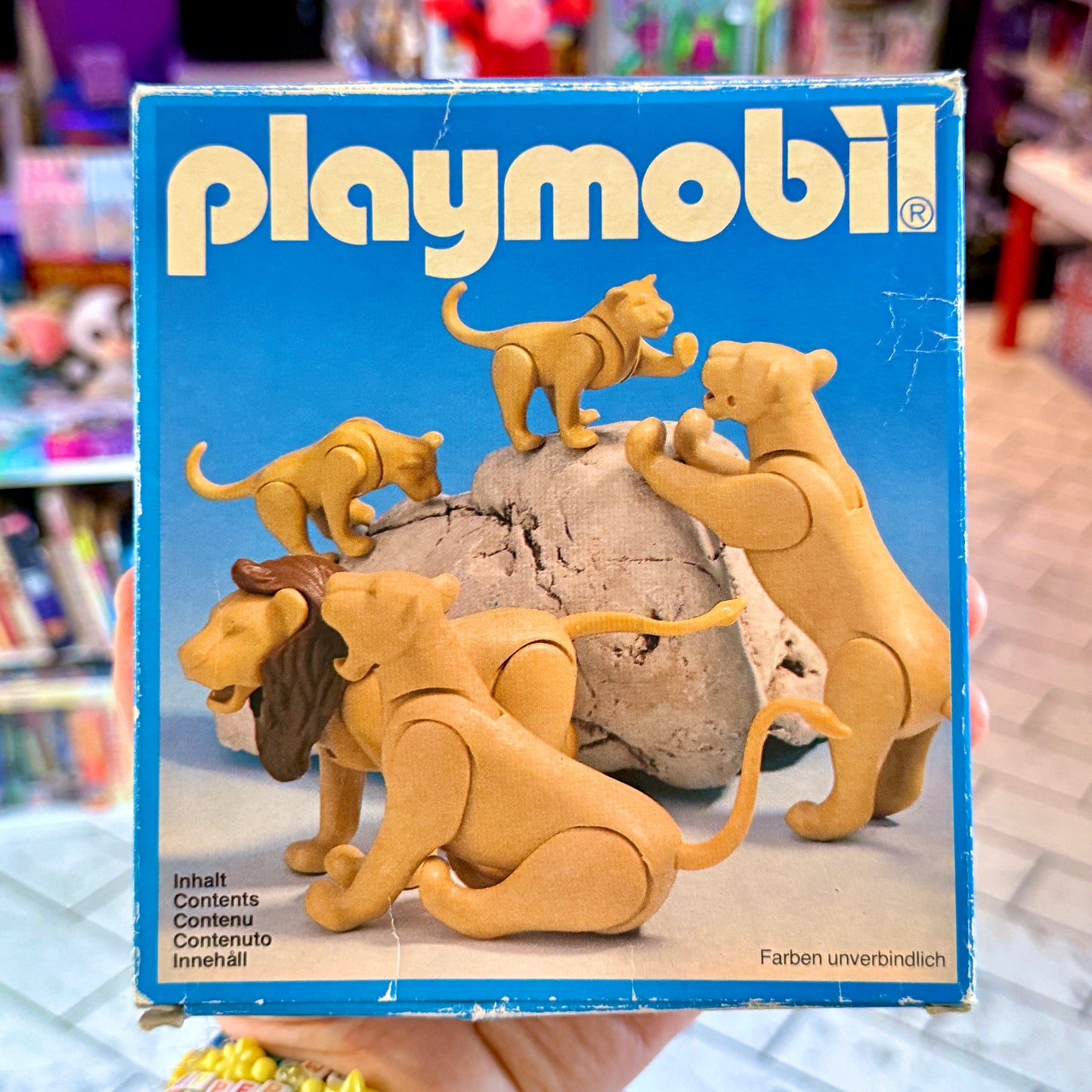 Playmobil: Family of Lions # 3515 (boxed, 1980)