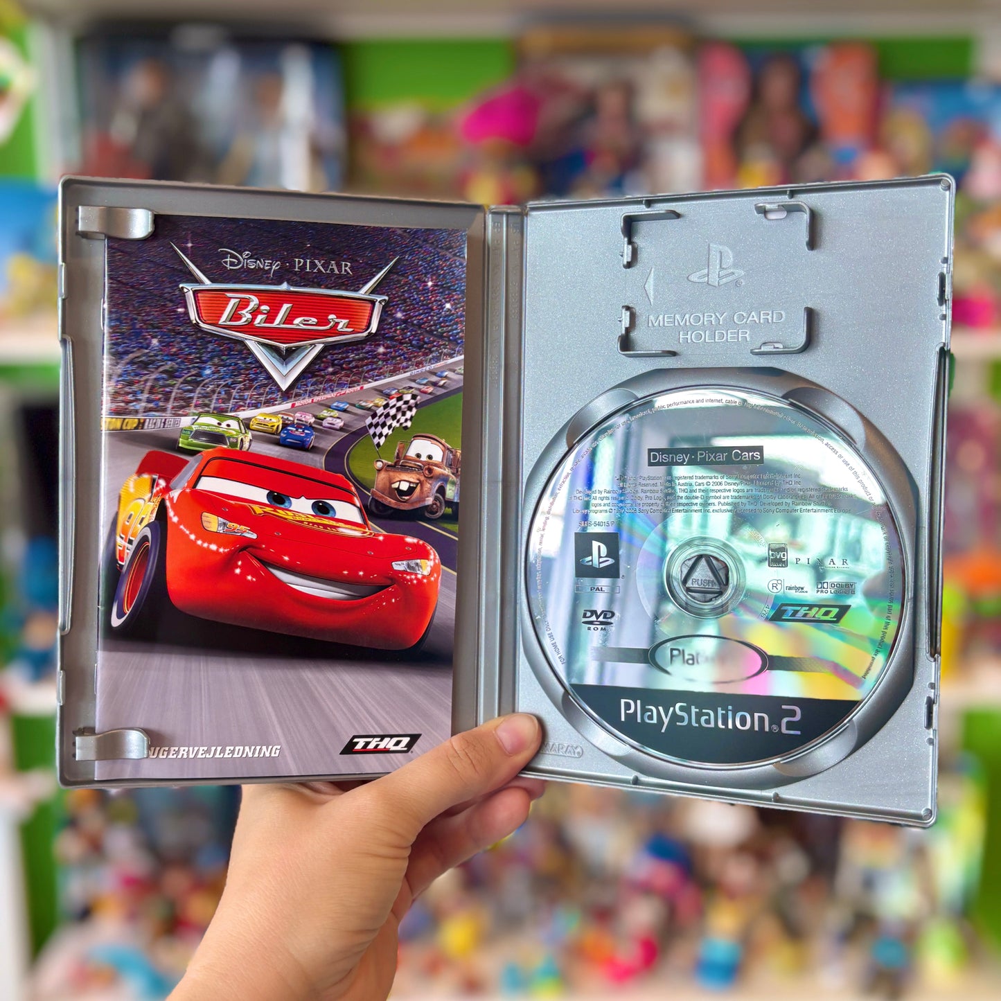 Disney/Pixar's Cars - "Biler" (danish version, Platinum, PS2)