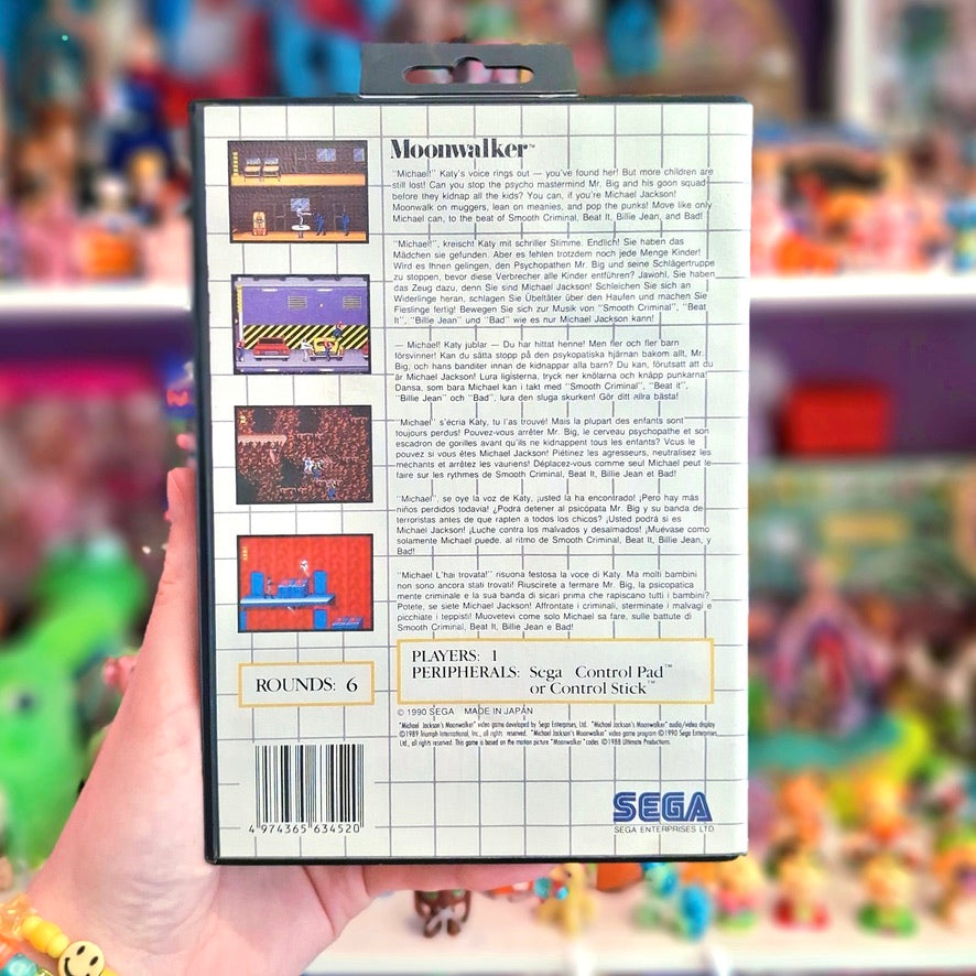 Michael Jackson's Moonwalker (Sega Master System)