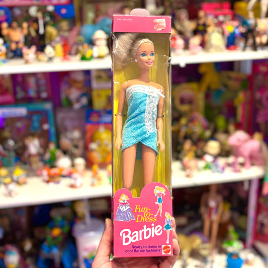 Barbie: Fun-to-Dress - Blue Towel Wrap Barbie Doll (Mattel, 1992)