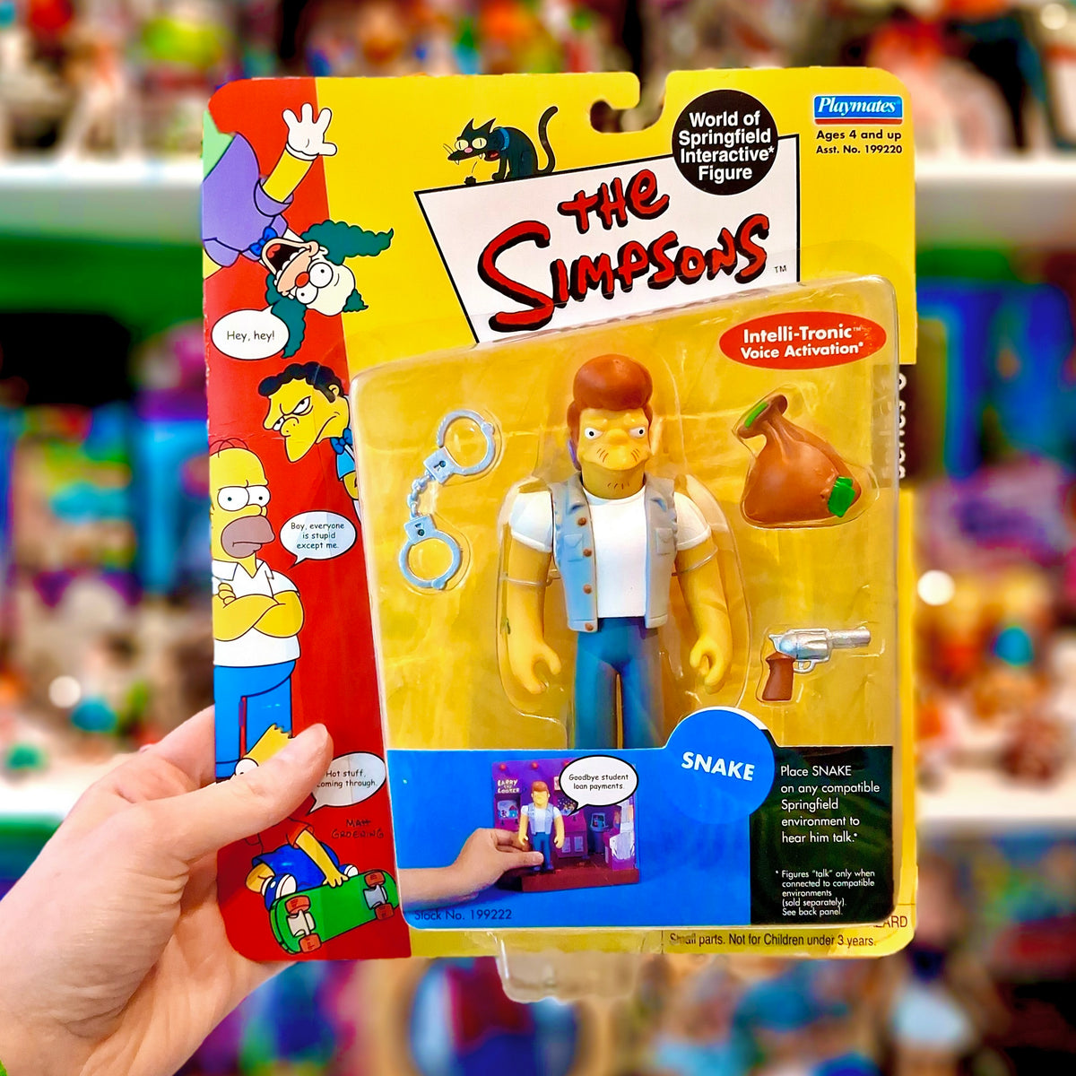 The Simpsons: World of Springfield -Snake Action Figure (2000s)