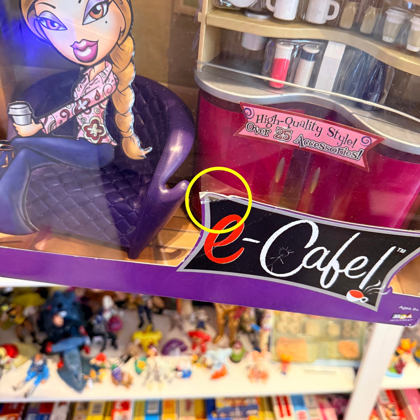 Bratz: Cafe Life Style E-Cafe Playset (new in box, MGA, 2004)