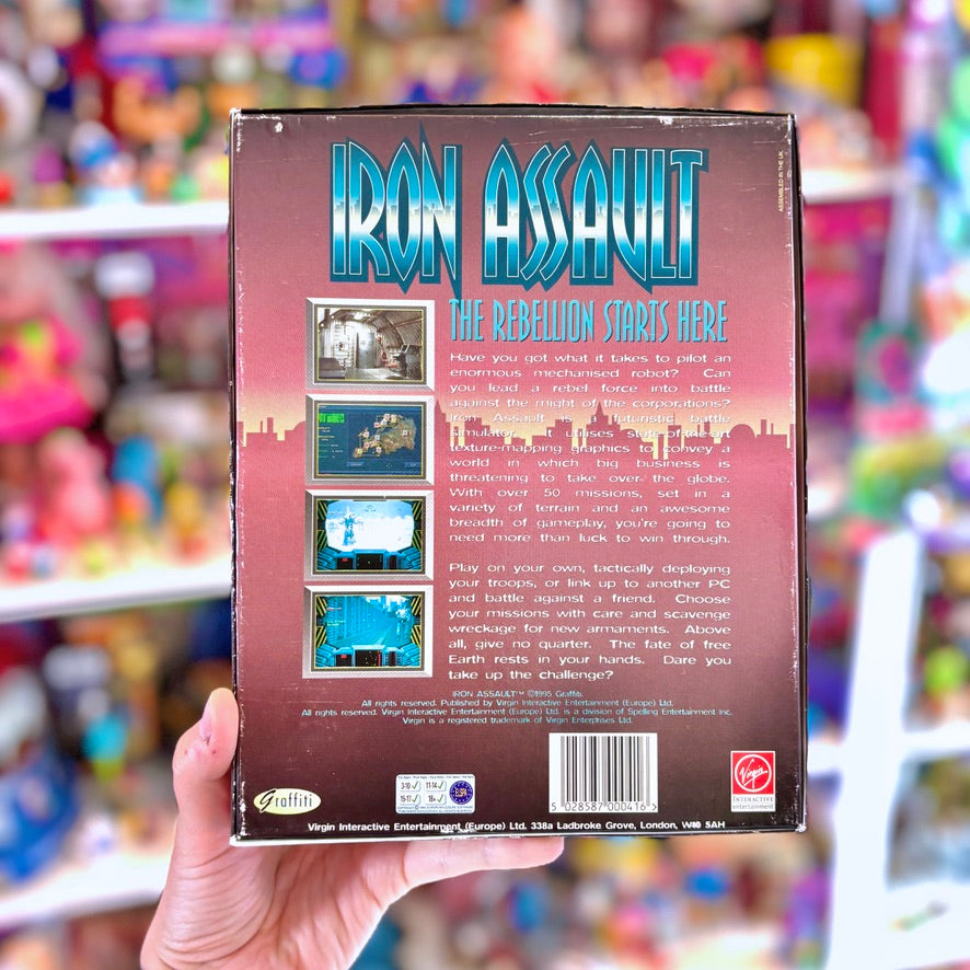 Iron Assault - Big Box (PC, 1995)