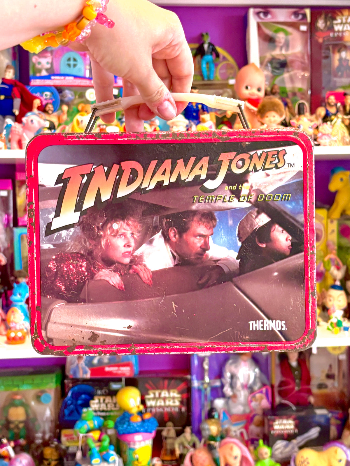 Indiana Jones & The Temple of Doom: Metal Lunchbox + Thermos (1984)