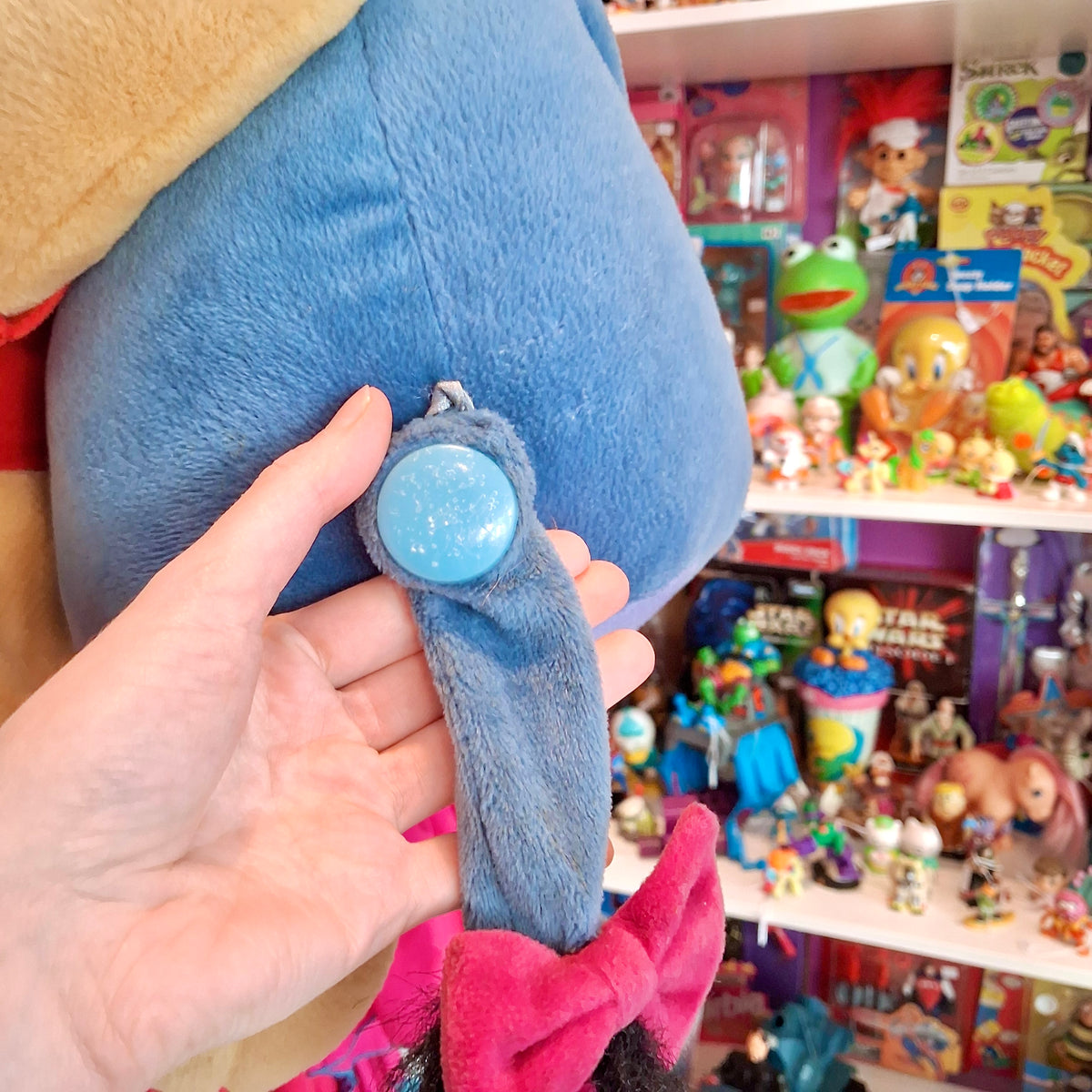 Winnie the Pooh: Eeyore And Pooh Bear Hugging 30 cm Plush (Disney, 2000s)