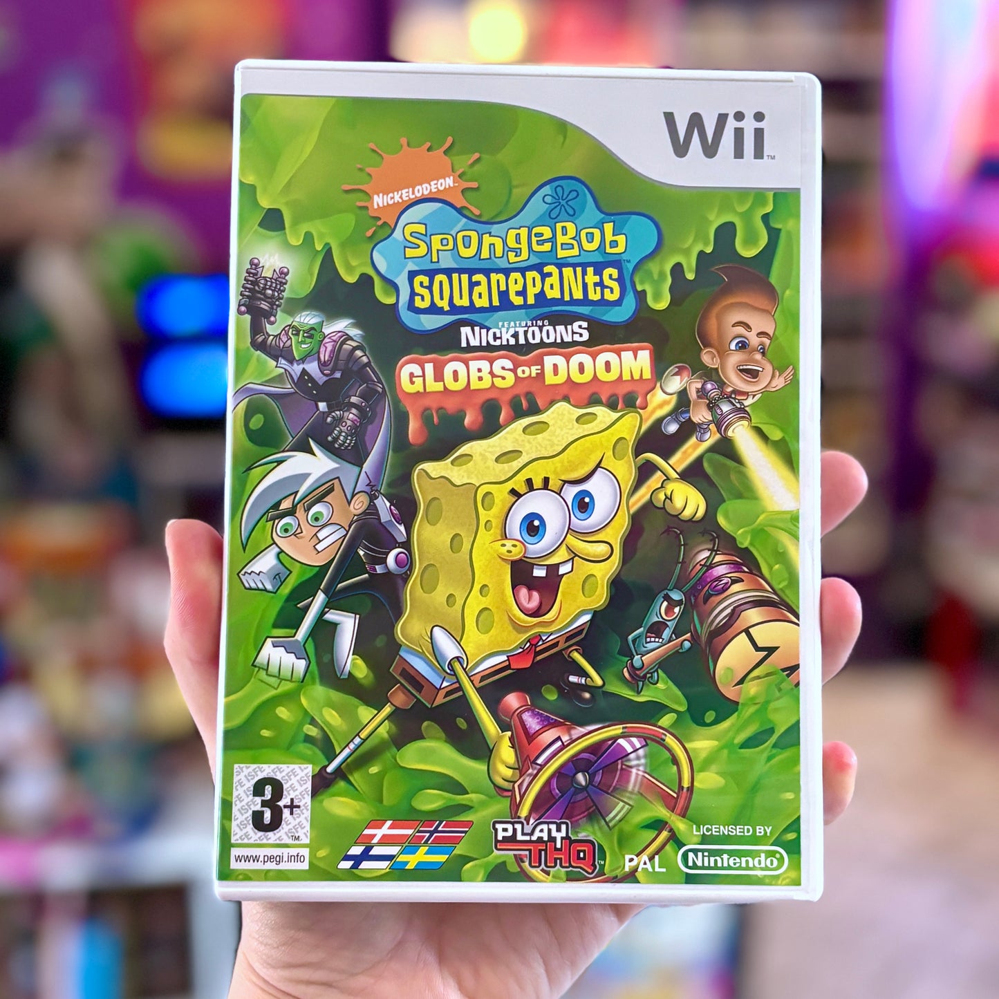 SpongeBob SquarePants featuring Nicktoons - Globs of Doom (Wii)