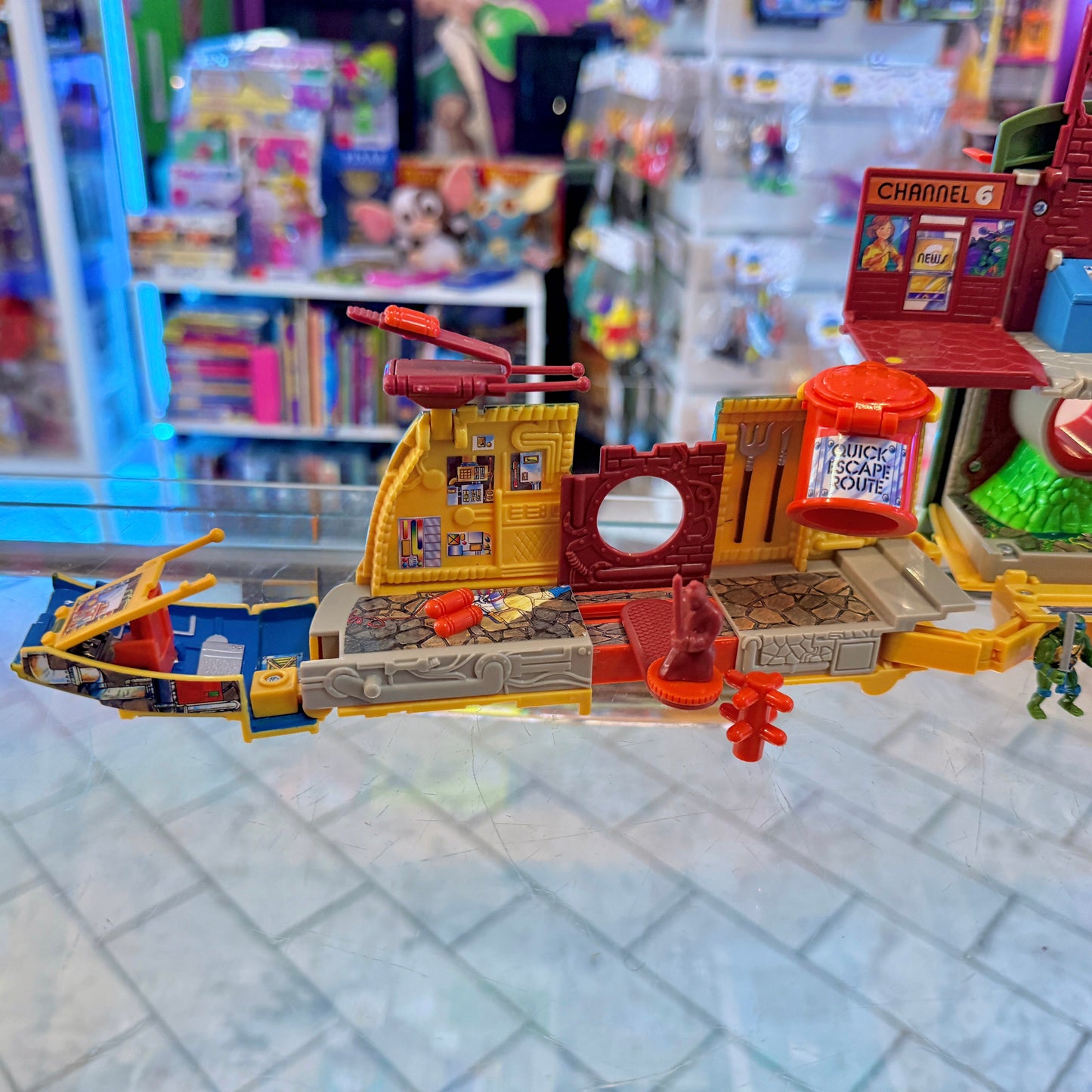 Teenage Mutant Ninja Turtles: Mini Mutants - Party Wagon Playset (Playmates, 1995)