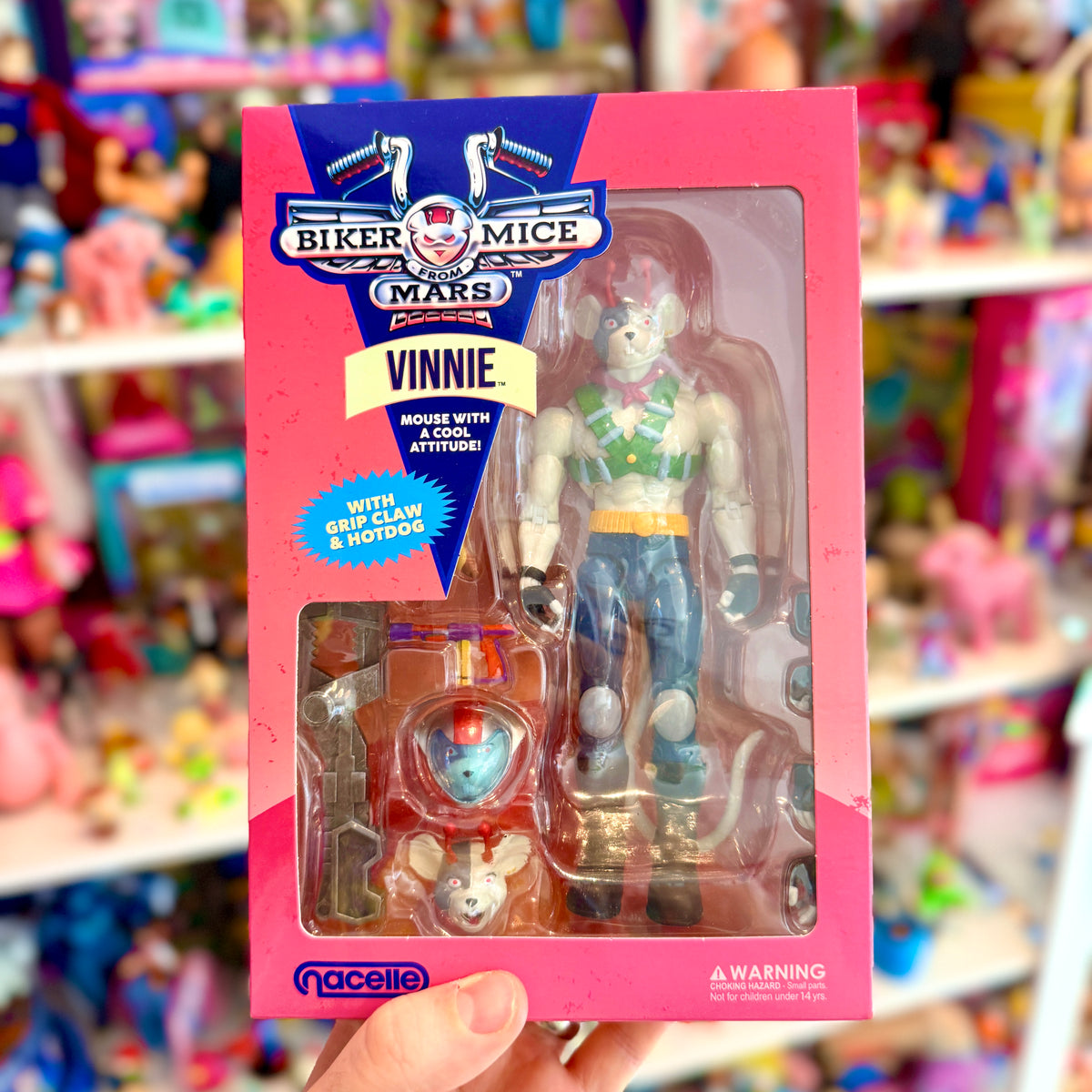 Biker Mice From Mars: Vinnie Deluxe Action Figure 18cm (Nacelle Company, 2023) (Copy)