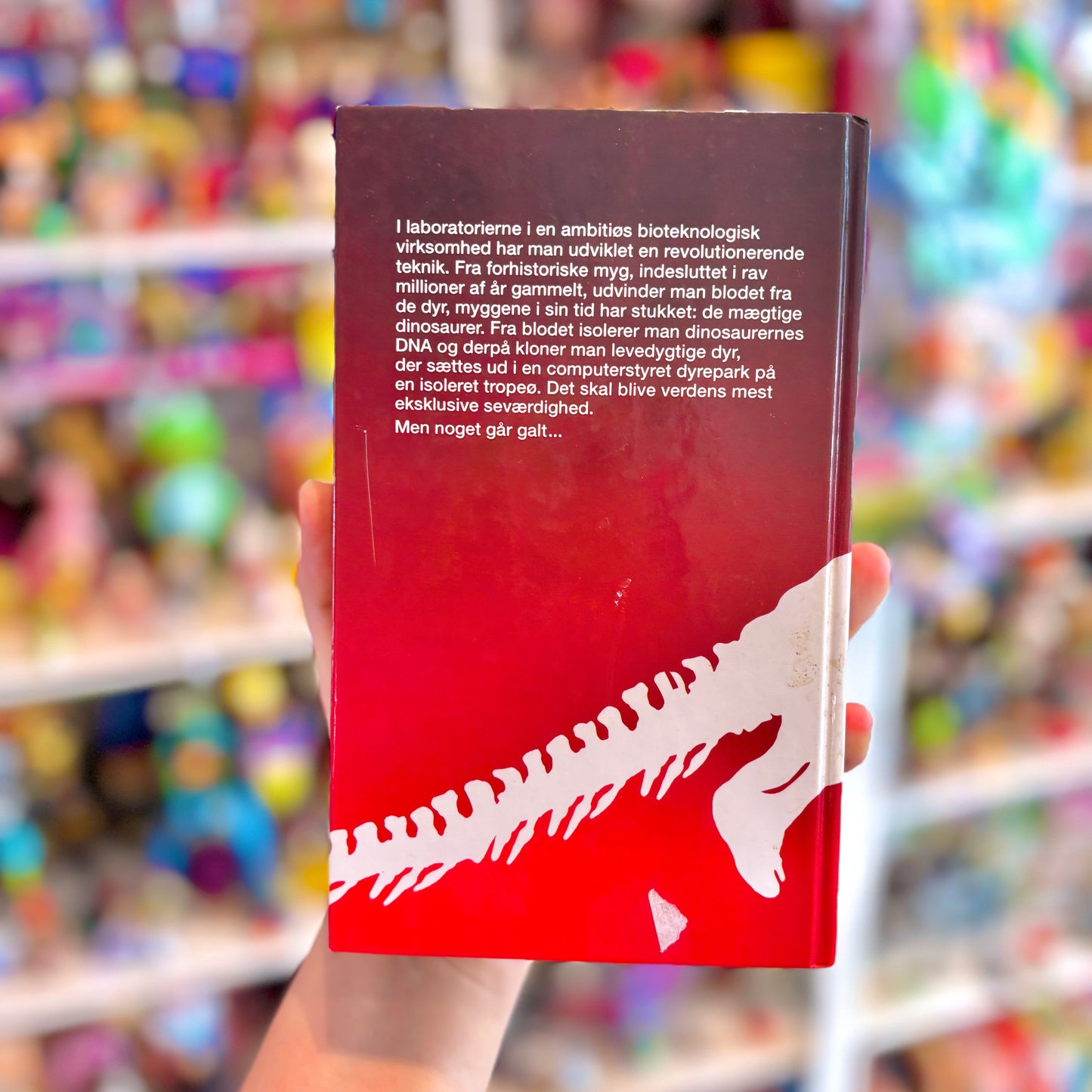 Jurassic Park (danish book based on movie, 90s)
