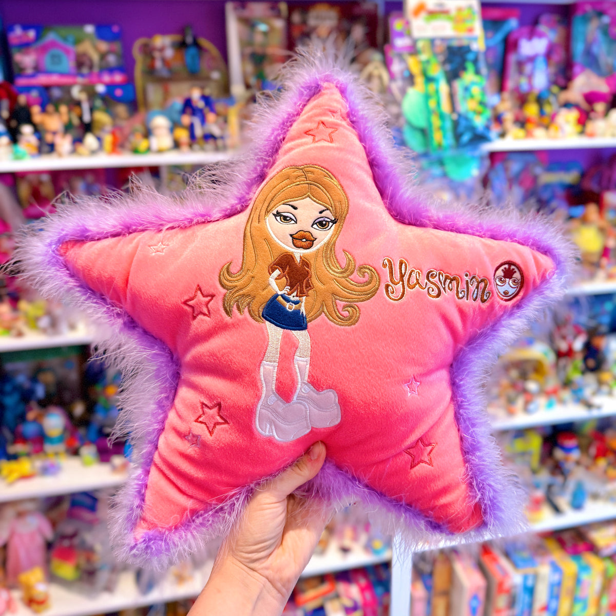 Bratz: 3D Star-shaped Yasmin Pillow (2000s)