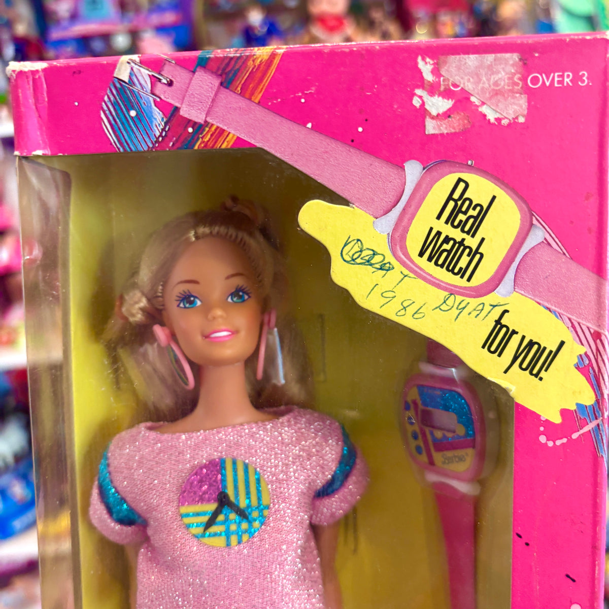 Barbie: Fun Time Barbie Doll Hot Watch Look (Mattel, 1986)