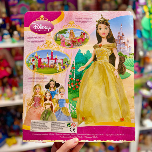 Disney's Beauty And The Beast: Glittering Gold Dress Belle Doll - BONUS Variant (NIB, Simba Toys, 2007) (Copy)