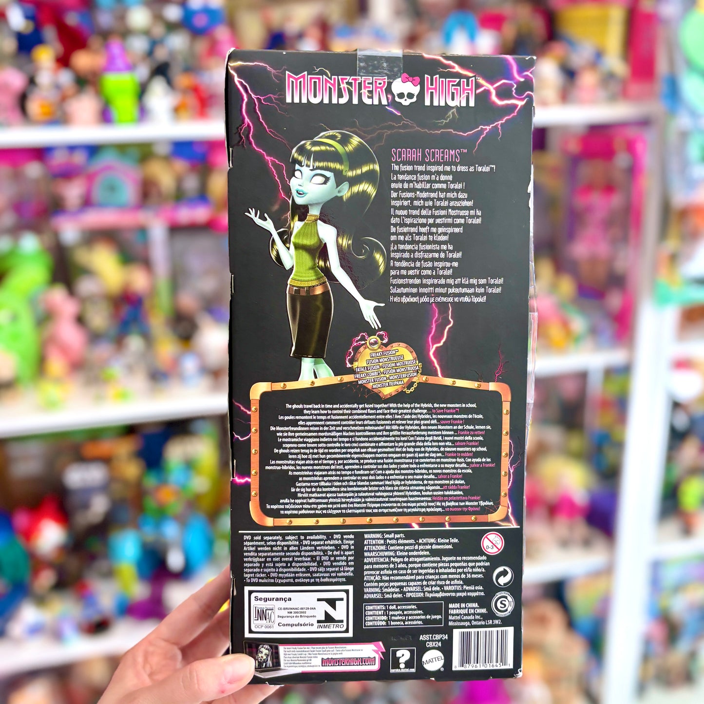 Monster High: Freaky Fusion Scarah Screams (NIB, Mattel, 2013)