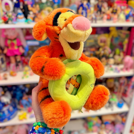 Winnie the Pooh: Tigger Holding Picture Frame Plush (Disney, 90s)