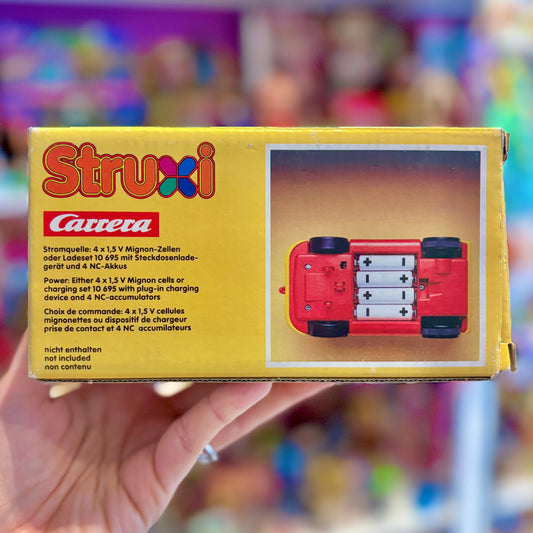 Struxi Carrera: Battery Operated Red Car (boxed, 70s)