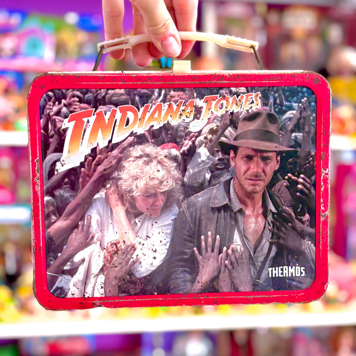 Indiana Jones & The Temple of Doom: Metal Lunchbox + Thermos (1984)