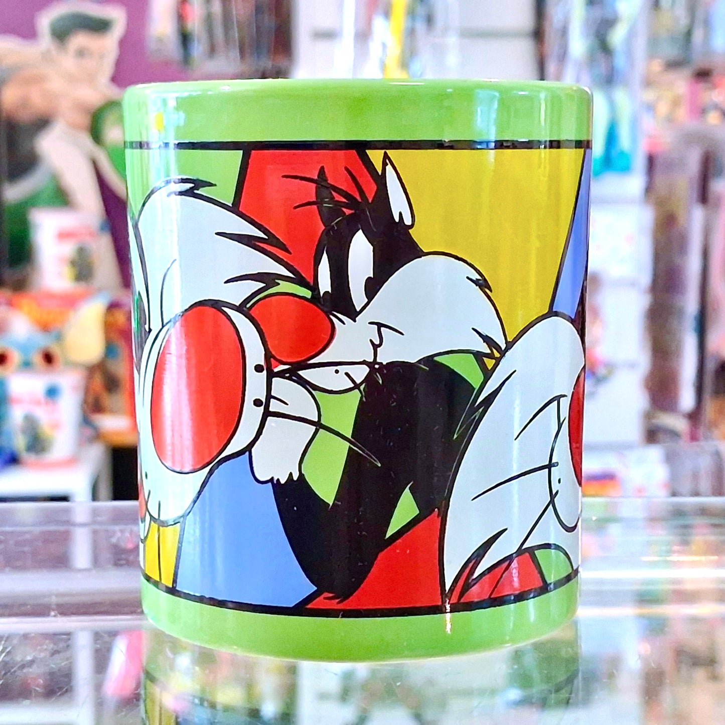 Looney Tunes: Sylvester Green Mug (Warner Bros, 1997)