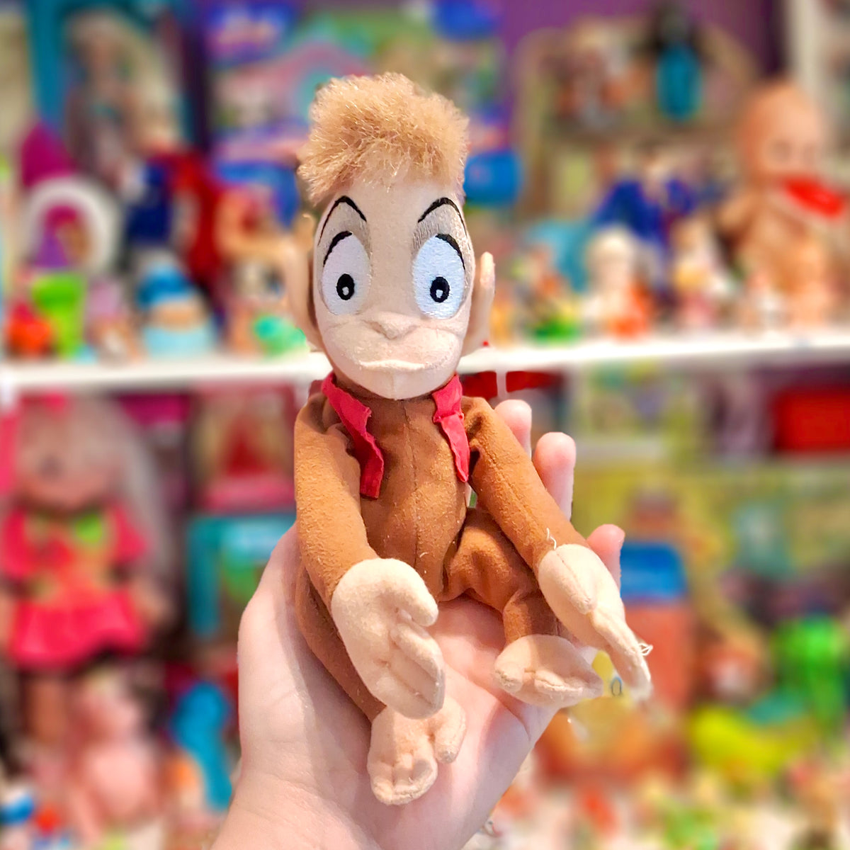 Disney’s Aladdin: Abu Beanbag Plush (Disney Store, 90s)