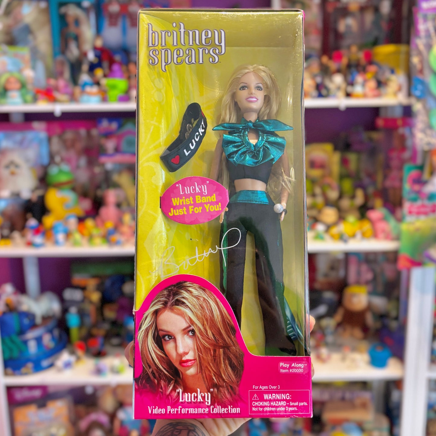 Britney Spears: "Lucky" - Green Top - Video Performance Collection Doll (Play-Along, 2000)
