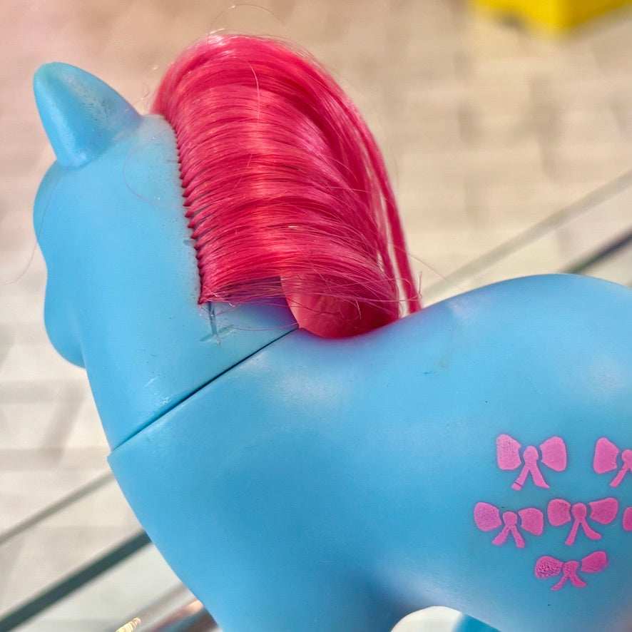 My Little Pony: Bow Tie - Magenta Dark Pink Hair Variant (G1, 1980s)