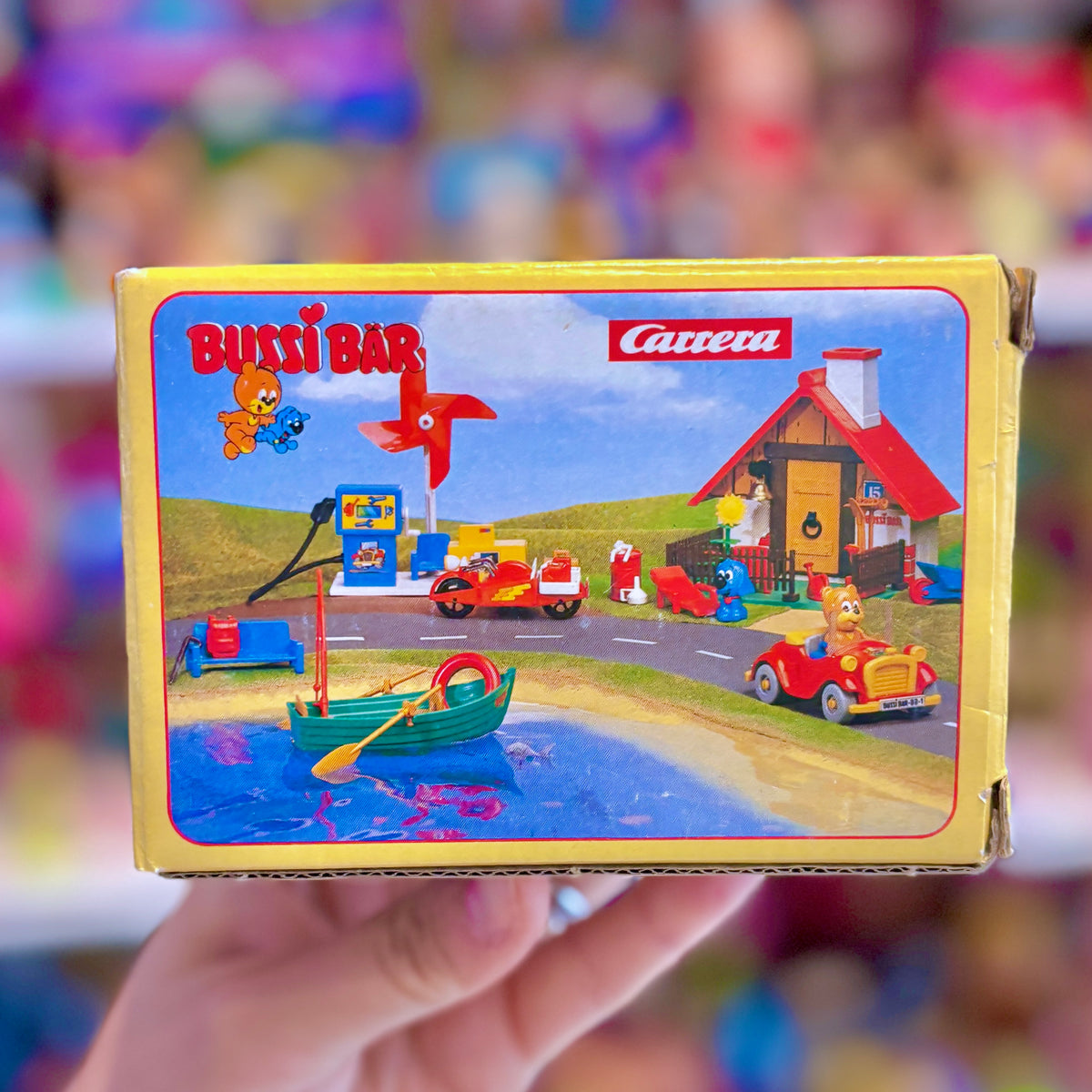 Bussi Bär - Sales Cart #12131 - German Toy Playset (boxed, Carrera, 80s)