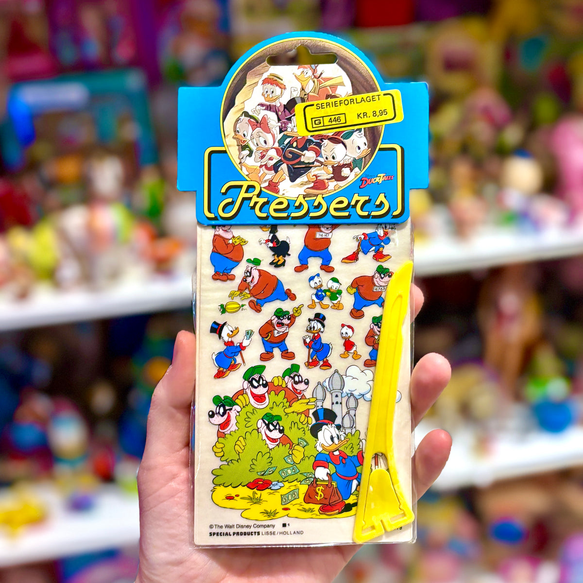 Pressers: Ducktales - Rub-on Transfer Stickers (Disney, new and sealed, 80s)