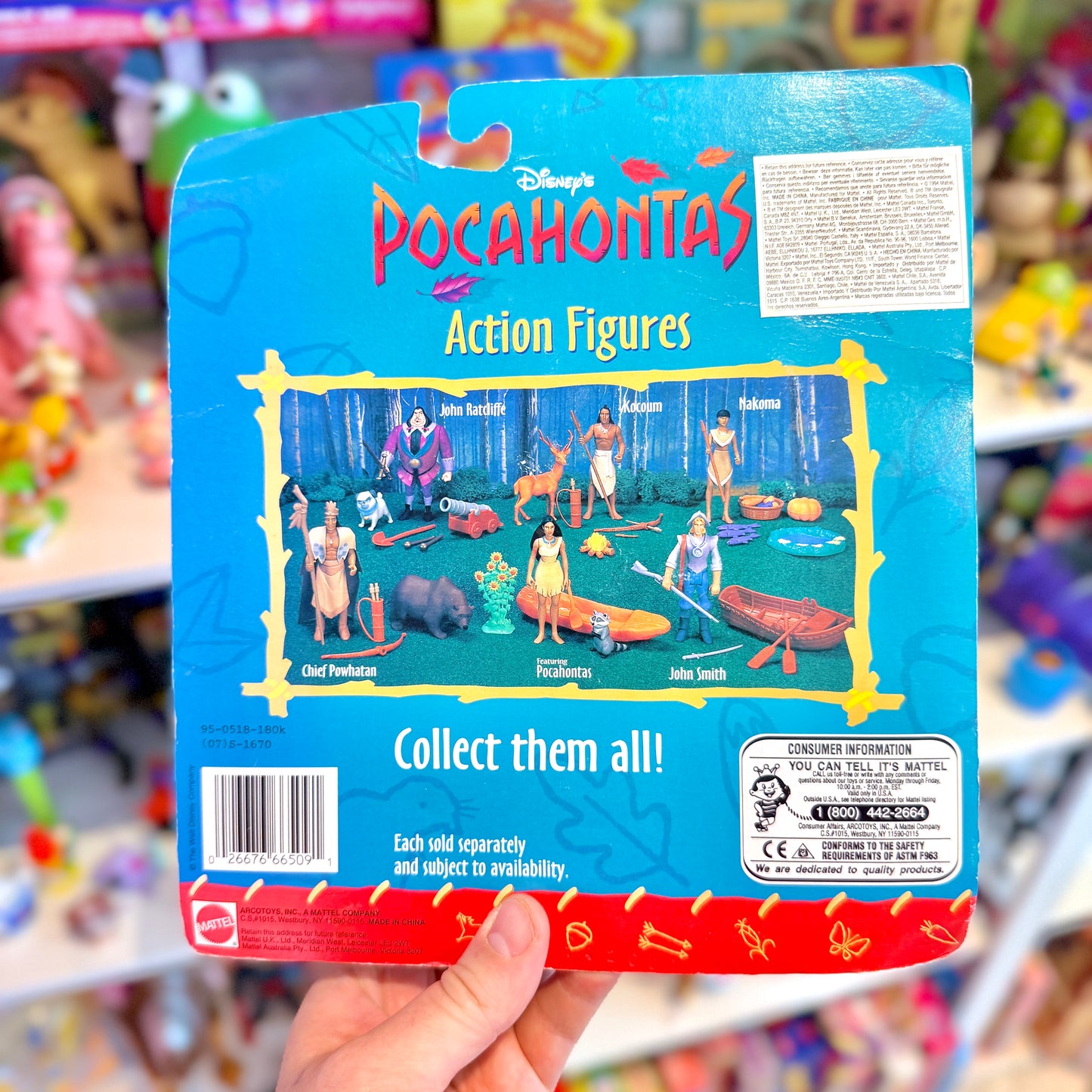 Disney's Pocahontas Action Figure (new in box, Mattel, 1995)