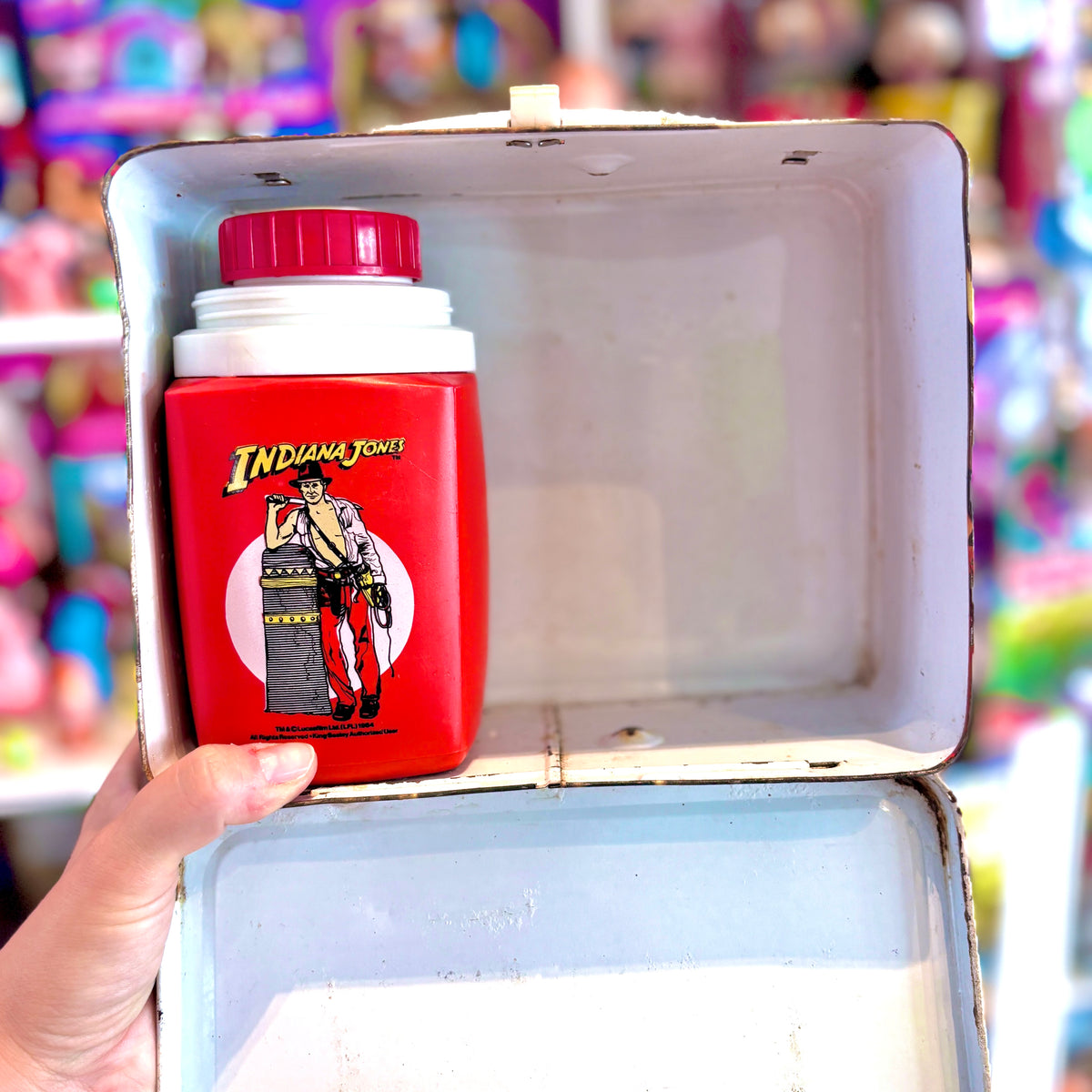 Indiana Jones & The Temple of Doom: Metal Lunchbox + Thermos (1984)