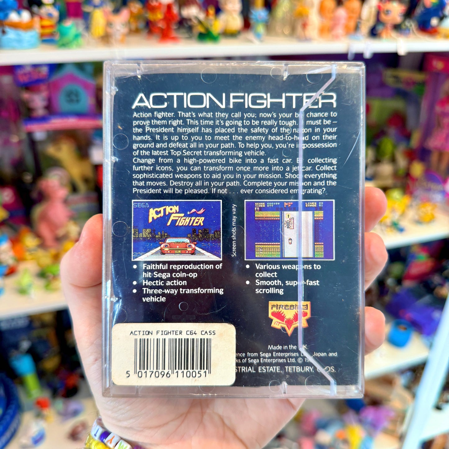 Action Fighter (Casette Version, Commodore 64)