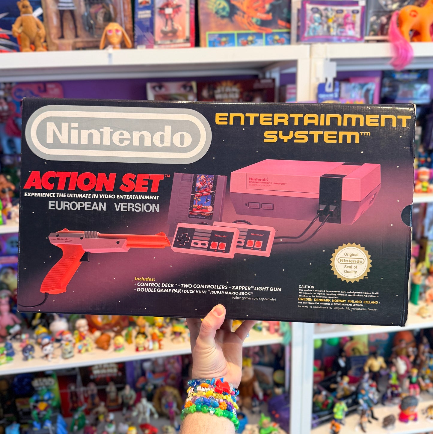 Nintendo Entertainment System Action Set - European Version (complete in box, great condition)