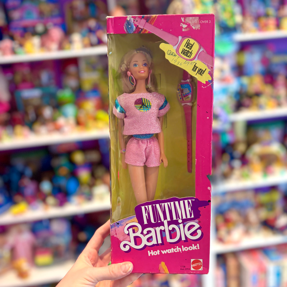 Barbie: Fun Time Barbie Doll Hot Watch Look (Mattel, 1986)