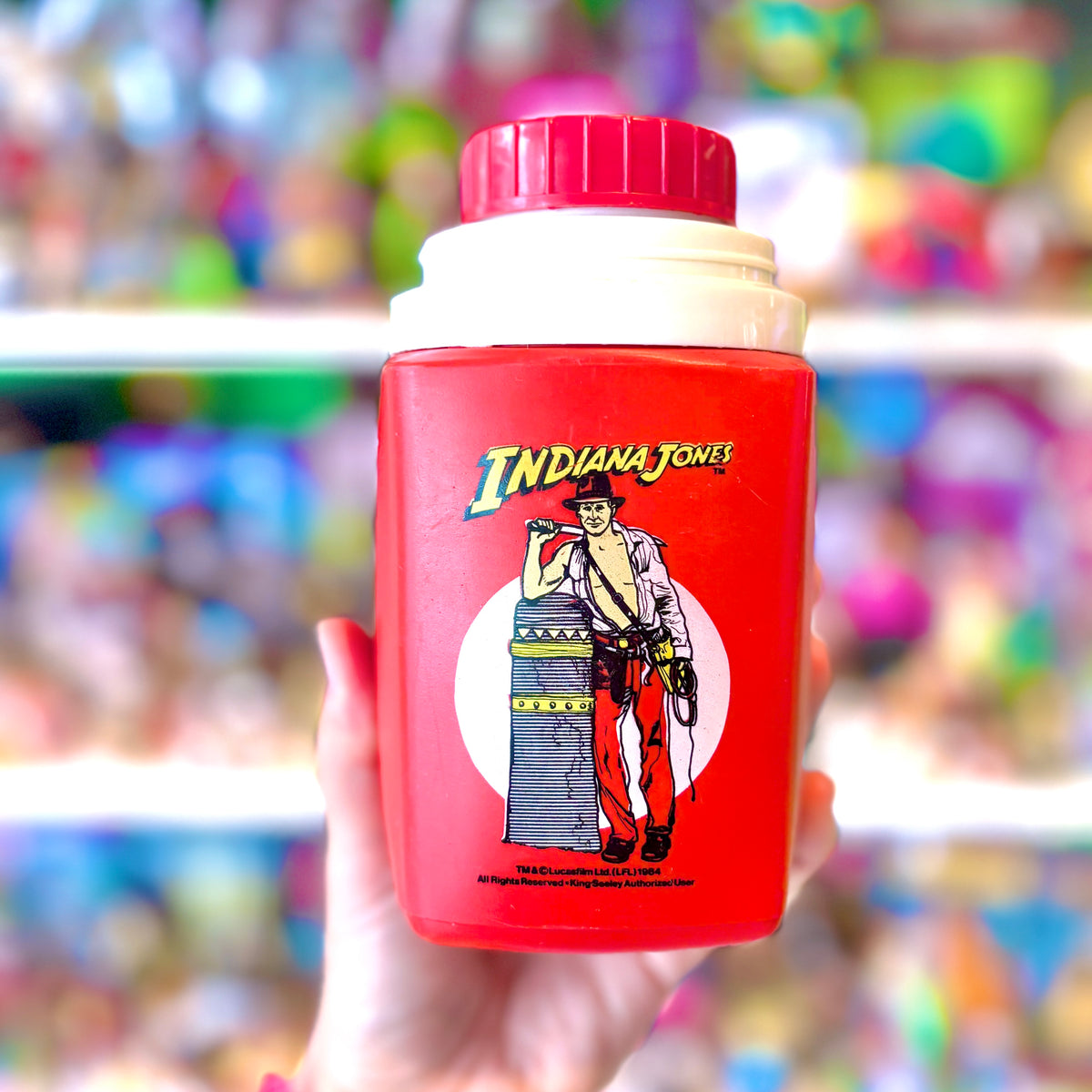 Indiana Jones & The Temple of Doom: Metal Lunchbox + Thermos (1984)