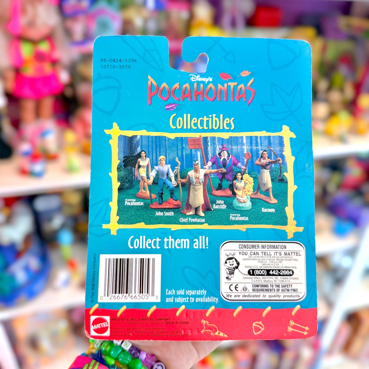 Disney's Pocahontas: Standing Collectible PVC Figure (new in box, Mattel, 1995)