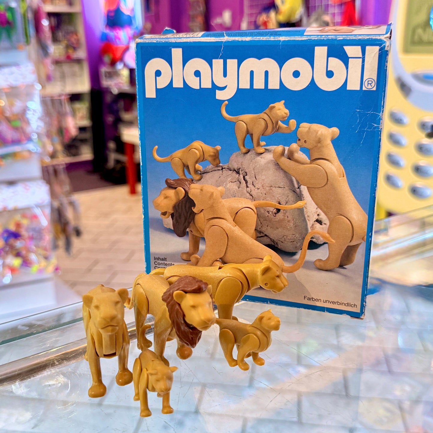 Playmobil: Family of Lions # 3515 (boxed, 1980)