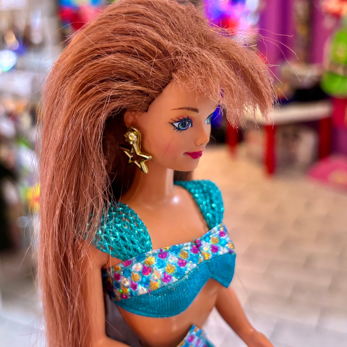 Barbie: Jewel Hair Mermaid Midge Doll (loose, Mattel, 1995)