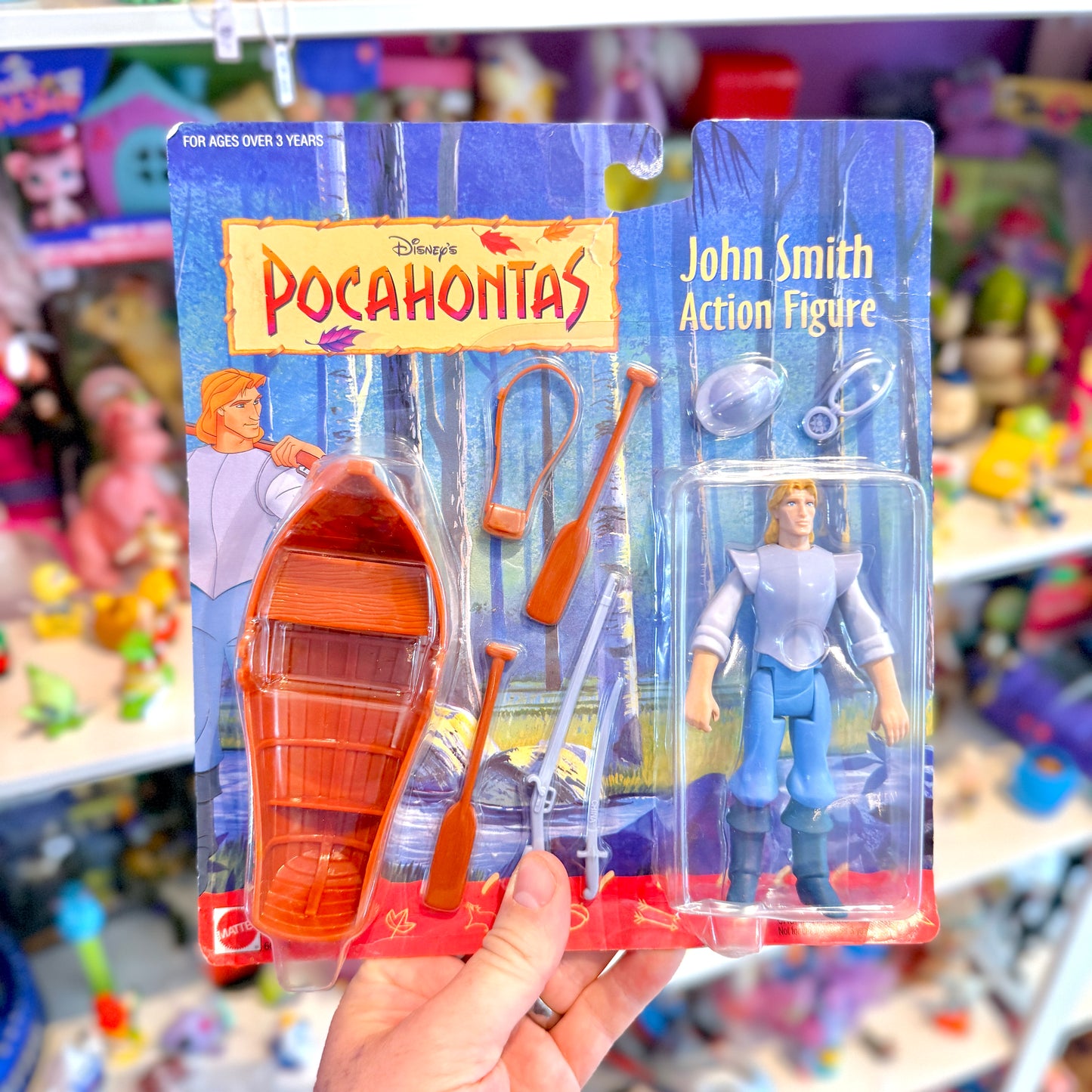 Disney's Pocahontas: John Smith Action Figure (new in box, Mattel, 1995)