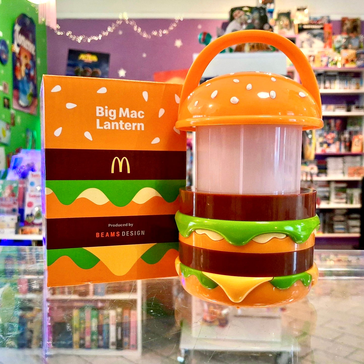 McDonald's: Big Mac Burger Lantern Lamp (Beams Design, 2020s)