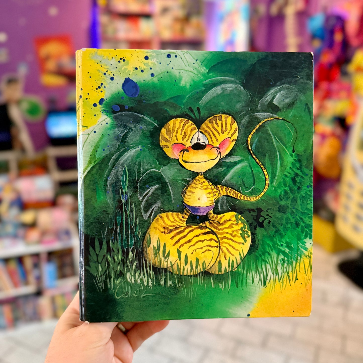 Diddl Tiger Striped A5 Ringbinder (2000s)