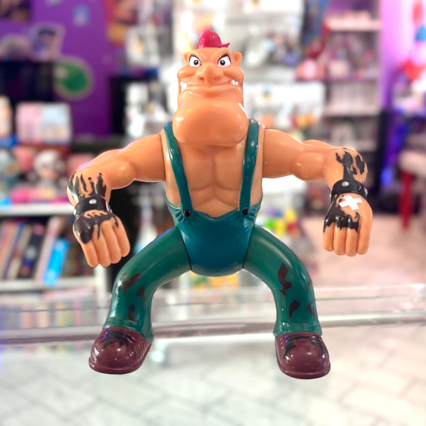 Biker Mice From Mars: Greasepit Figure (Nikko, 1994)
