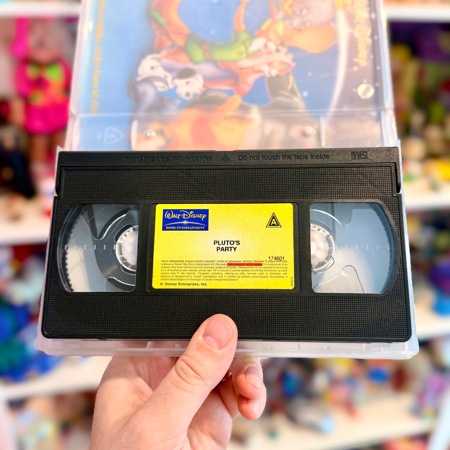 VHS: Pluto's Party (Disney, danish dub, 90s)