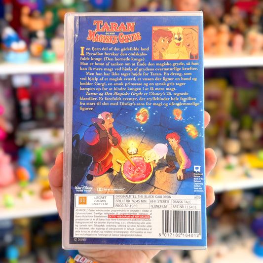 VHS: Taran og Den Magiske Gryde (Disney, danish dub, 90s)