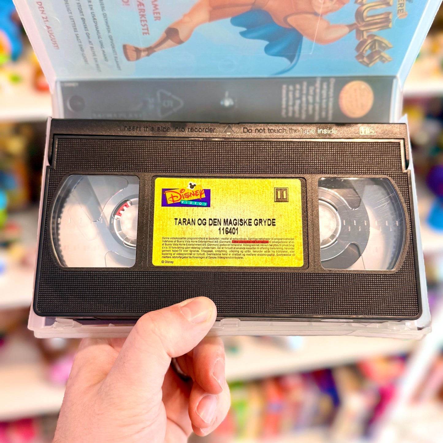 VHS: Taran og Den Magiske Gryde (Disney, danish dub, 90s)