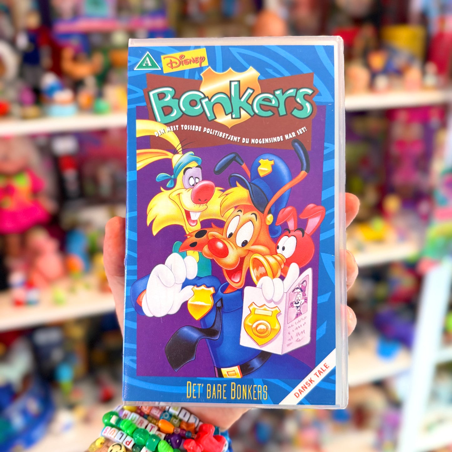 VHS: Bonkers - Det' Bare Bonkers (Disney, danish dub, 90s)