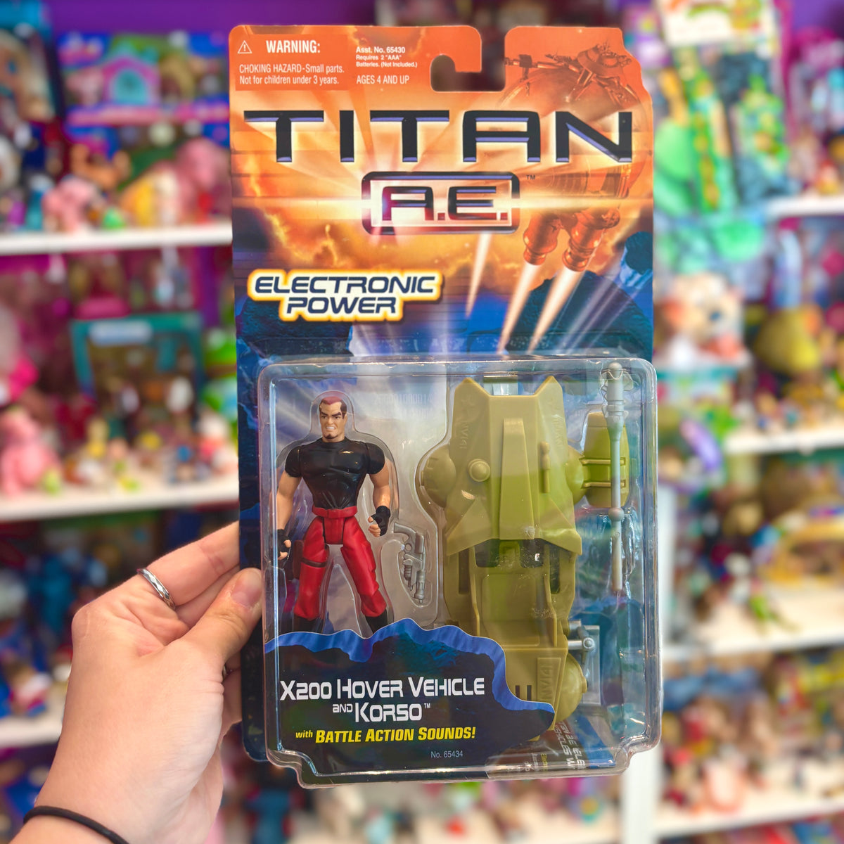 Titan A.E. - X200 Hover Vehicle And Korso Action Figure (MOC, Hasbro, 2000)