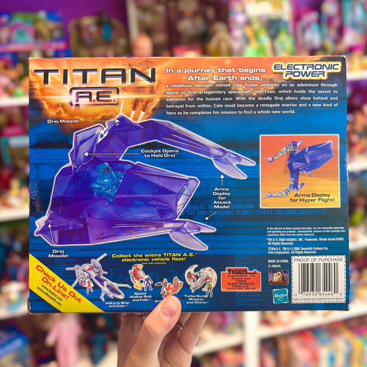Titan A.E. - Drej Stinger and Fighter Pilot Drej (MOC, Hasbro, 2000)