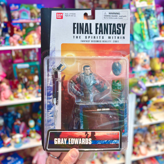 Final Fantasy: The Spirits Within - Gray Edwards Action Figure (MOC, Bandai, 2001)