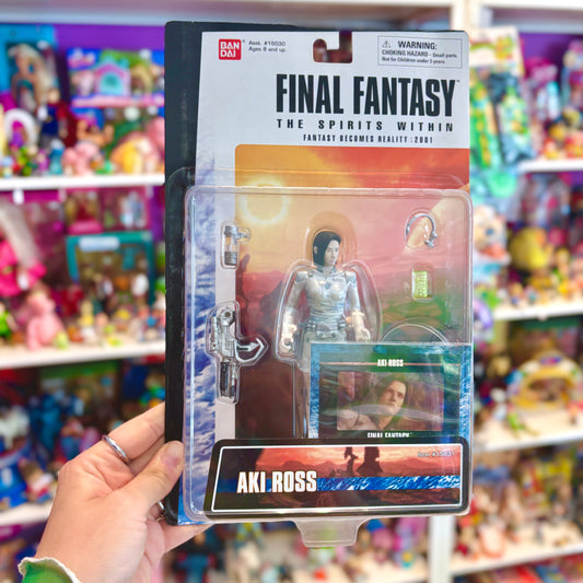 Final Fantasy: The Spirits Within - Aki Ross Action Figure (MOC, Bandai, 2001)