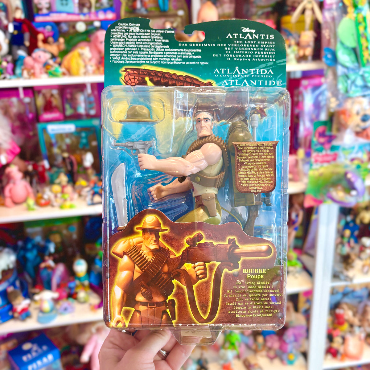 Disney's Atlantis: The Lost Empire - Rourke Action Figure (MOC, Disney, Mattel, 2000)